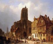 unknow artist European city landscape, street landsacpe, construction, frontstore, building and architecture. 168 oil painting picture wholesale